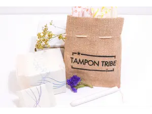 Tampon Tribe Organic Cotton Pads Non-Medical Comfortable Absorbent for Everyday Use Natural Absorption