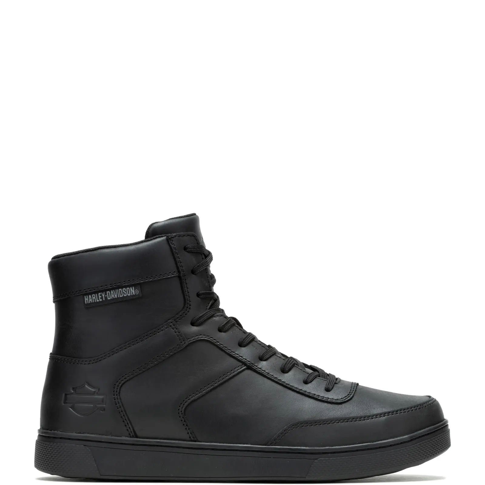 Harley-Davidson Grady D96306 Mens Black Leather Lifestyle Sneakers Shoes