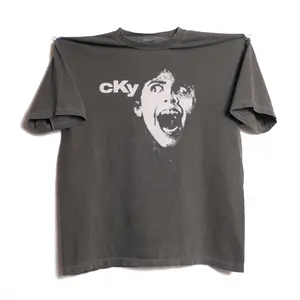 CKY Sleepaway Camp Band Tee Jackass Heavy Metal Doom Grunge Rock n Roll Shirt Show Bam Margera Horror Movie Promo Shirt Ultra Faded