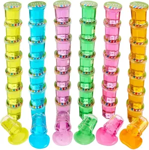 Mini Silly Slime Party Favors with Glitter – Bulk Noise Putty Fidget Toys for Kids, Egg Filler Toys, Small Slime Gifts - 48 Pack