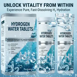 Molecular Hydrogen Water Tablets – Fast‑Dissolving H₂ Infused Hydration for Antioxidant Support & Daily Wellness – Caffeine‑Free Energy Boost for Workout Recovery, Focus & On‑the‑Go Hydration – 100 Tablets