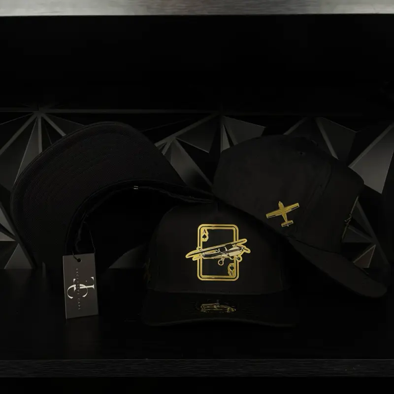 Ace pilot SnapBack hat-black Ace pilot SnapBack hat-black