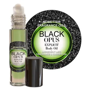 MOBETTER FRAGRANCE OILS Your So Loved Black Opus Explicit Green Women Perfumed Fragrance Body Oil