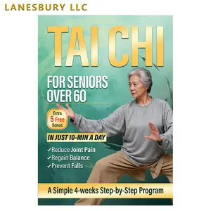 Tai Chi for Seniors Over 60: A Simple 4-weeks Step-by-Step Program to Prevent Falls, Regain Balance, Reduce Joint Pain & Maintain Independence with Easy-to-Follow 10-Min Daily Exercises