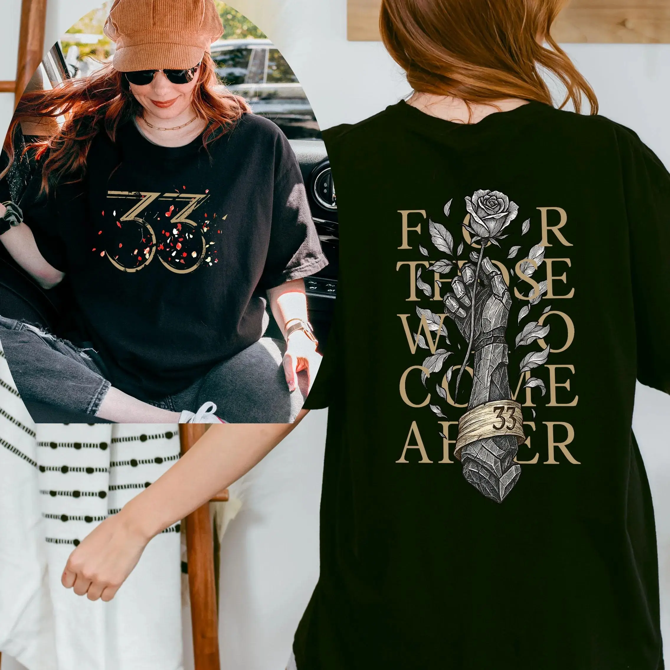 Expedition 33 Clair Obscur Shirt, For Those Who Come After, Vintage RPG Tee, Upcoming Game Merch, Fan Gift Menswear Top