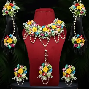 Bridal Maiyan Sangeet Mehndi Floral Set