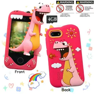 Kids Smart Phone Dual Camera Toy With 2.8 Inch HD Touch Screen Music Player And Learning Games Perfect Birthday Gift For Children