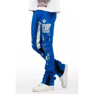 Damone Royal Super Stacked Flare Track Pant