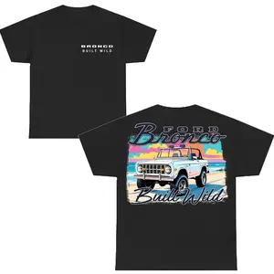 Bronco Built Wild Summer Graphic T shirt Sweatshirt, Bronco Lover Hoodie, Off-road 4x4 Hoodie, Country Girl Shirt, Gift For Him And Her