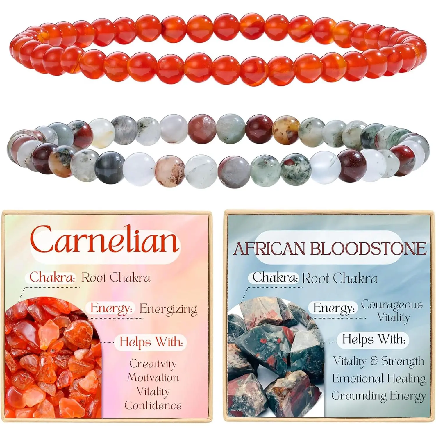 Carnelian + African Bloodstone
