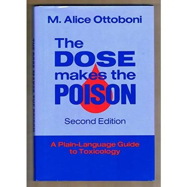 USED Book - The Dose Makes the Poison: A Plain-Language Guide to Toxicology by M. Alice Ottoboni (Hardcover) - english