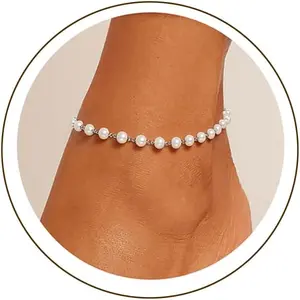 Ankle Bracelets for Women  Anklets Non Tarnish /Figaro/Cuban/Snake Chain Anklet Adjustable Anklets for Womens Summer Beach Anklet Foot  for Women