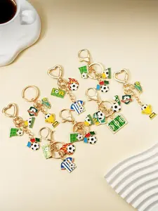 World Cup sports football event fan small gift keychain bag charm