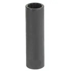212 MAIN Grey Pneumatic 1110D Model High Torque Tool, .38 in Drive 12-Point Deep Socket Equipment, .31 in Size Heavy-Duty Home Improvement Electrical Socket Accessory