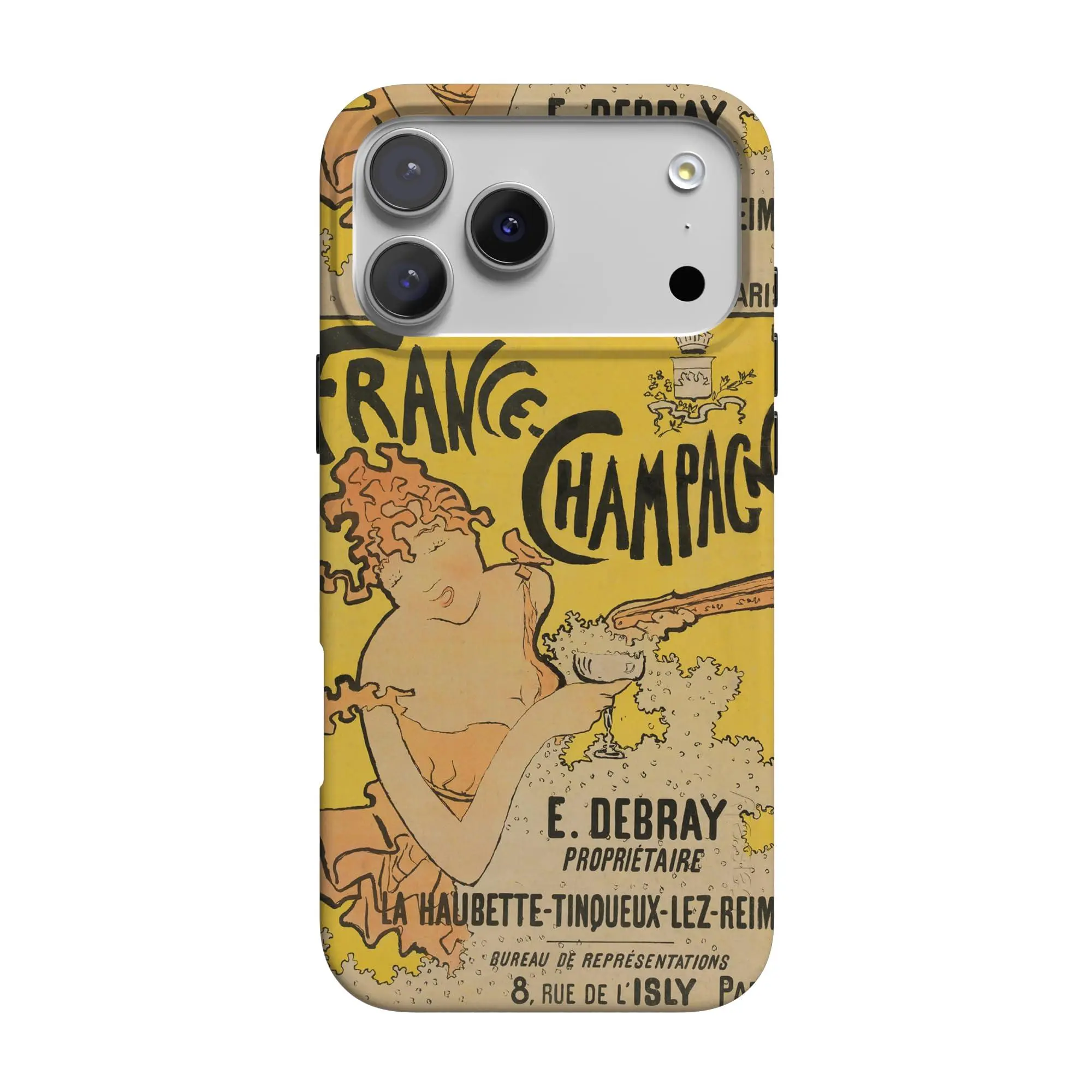 Casely iPhone 17 Pro Case | Van Gogh Museum | French Bubbly by Pierre Bonnard | Compatible with MagSafe | Classic Ultra Thin Design