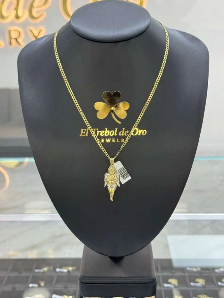 Cadena Oro 10K Corte Brillo Size 20" 3mm de grosor