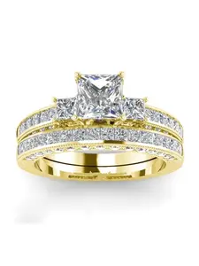 Classic Artificial Zircon Ring, Fashion Accessories for Women, Trendy All-match & Exquisite Jewelry for Birthday Gift, Statement Ring