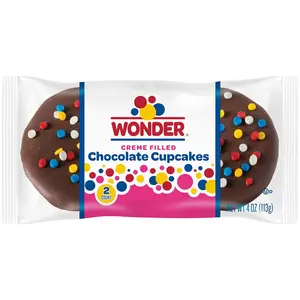 Wonder Chocolate Cupcakes 4oz 6 count box