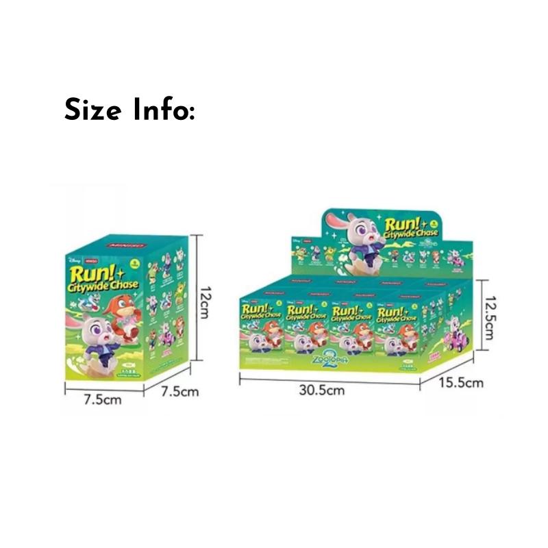 [NEW SPECIAL] Disney Zootopia "Run!" City Citywide Chase Series Blind Box Figures Collectible Action Figures Judy Nick Movie Theme Character Design Adorable Ideal Christmas Shopping Holiday Gift for Kids Friends Fans minitopia