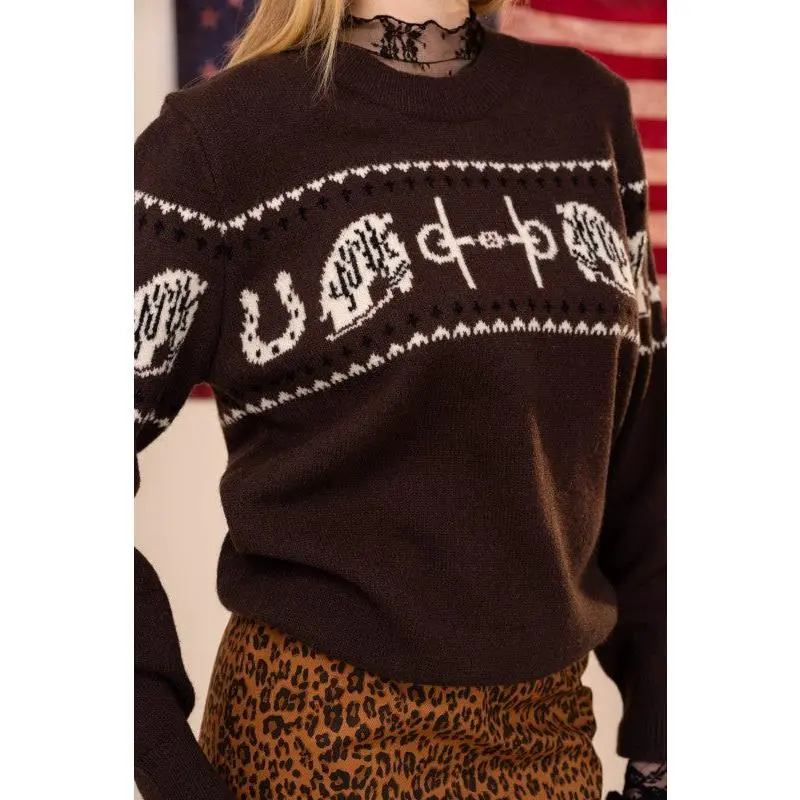 Ride Equistyle Riding High Crew Neck Sweater