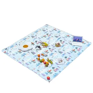Waterproof Picnic Blanket - Foldable, Sand-Proof & Portable Outdoor Mat for Camping, Beach, Park & Family Outings, Large & Thickened, Foldable Picnic Blankets, No-Sand Picnic Blankets