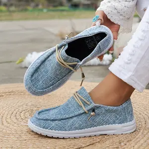 2026 Women's Solid Color Loafers/Soft Sole Lightweight Flat Walking Shoes/Comfort Low-top Daily Footwear/Women Shoes