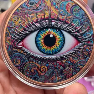 Collectible Colorized Copper Eye of the Beholder