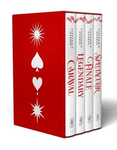 Page Publications Co Caraval Holiday Book Boxed Set - 4 Bestselling Series Books, Exclusive White Covers, Red-Edged Pages, Ideal for Holiday Gifting