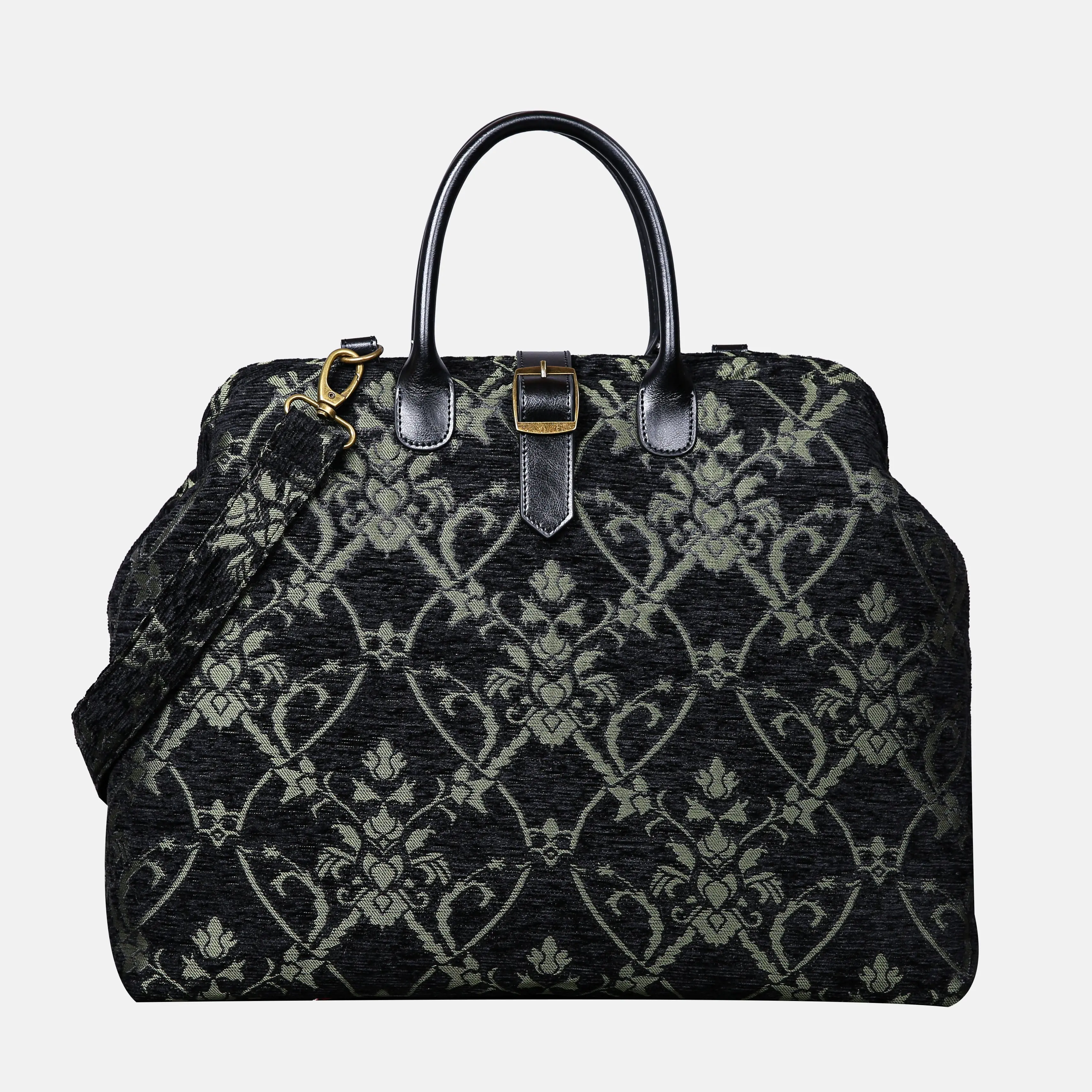 Carnaby Black Dark Green Mary Poppins Weekender