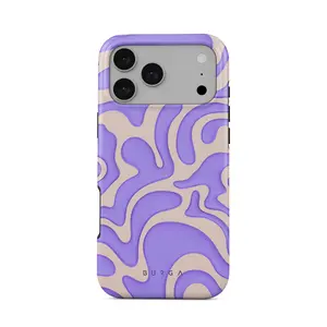 BURGA Y2Kool  iPhone Case for iPhone 11–17 Pro Max Plus Air – Retro Cloud Aesthetic Phone Case, Cute Airy Sky Design, Shockproof Protective Cover, MagSafe & Wireless Charging Compatible Gift for Her