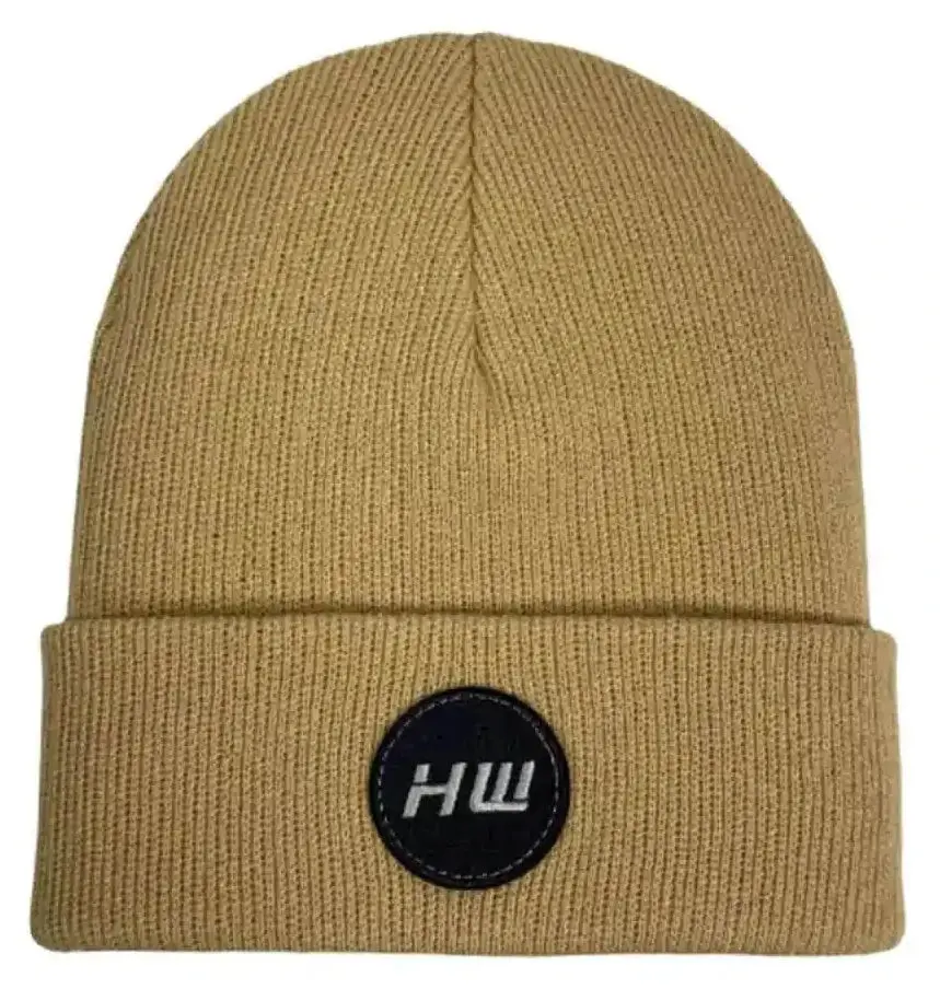Cuffed Wide Ribbed, Classic Beanie, Dune Beige