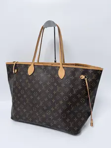 Pre-owned Louis Vuitton Canvas Tote Bags Monogram Neverfull GM Shopping Tote Bag Shoulder Handbag JE446LV