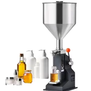Stainless Steel Manual Bottle Filler Machine for Essential Oils & Liquids - Adjustable Pouring Control for Bottling Needs