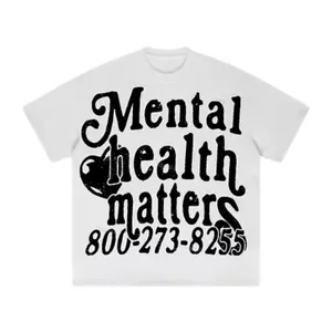 Men's Mental Health Matters 100% Cotton Graphic T-Shirt