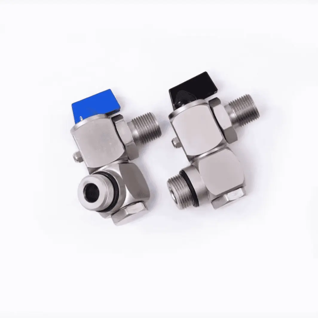 360° Rotating Semi Trailer Air Line Follower Exhaust Cutoff Valve, Heavy Duty Thickened Chrome Air Hose Quick Disconnect Switch for Tractor Trailer Unhooking