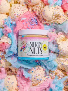 Cotton Candy Cream Cashew Butter Treat Cotton Candy Cream Cashew Butter Treat