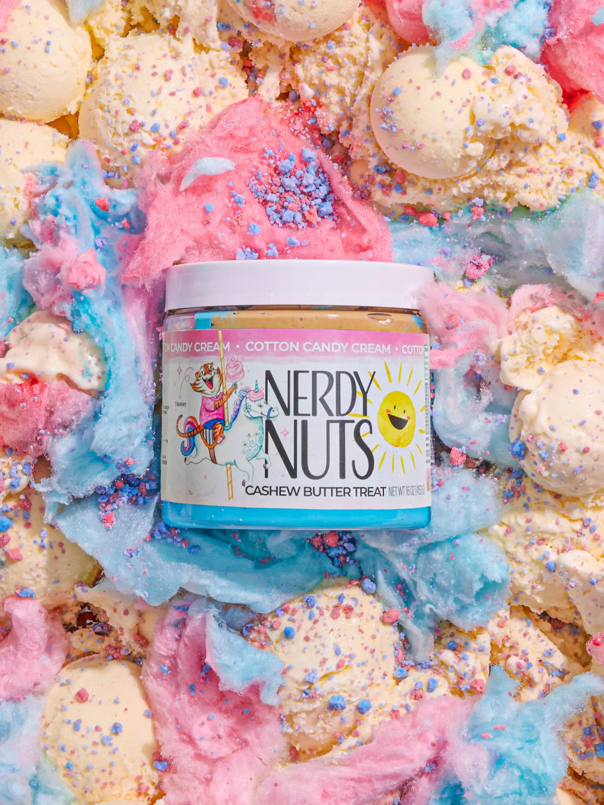 Cotton Candy Cream Cashew Butter Treat