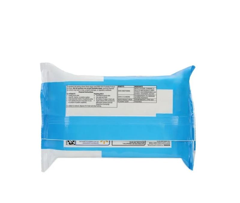 Equate Flushable Wet Wipes, Fresh Scent, 240 Wipes (5 Pack), Compare to Cottonelle