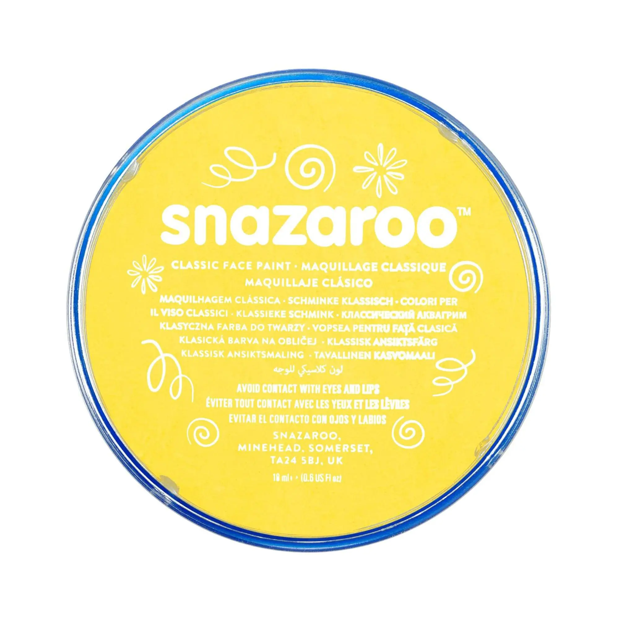 Yellow Snazaroo Face Paint Costume Accessory Yellow Snazaroo Face Paint Costume Accessory