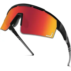 Baseball Glasses Sports Sunglasses, UV400 Protection, Men Women Youth Cycling Running Fishing Sunglasses