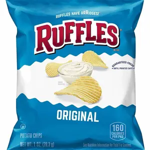 Ruffles Original Potato Chips, 1 Ounce (Pack of 40)