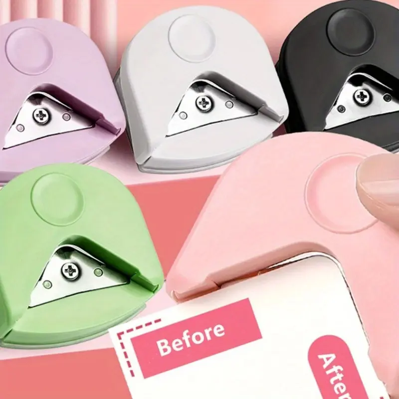 3PCS Manual Corner Rounding Maker with Detachable Base, Office Cutting Supplies for Back to School, Office Tasks & Photos, Versatile Use for Business Cards Scrapbook DIY Projects