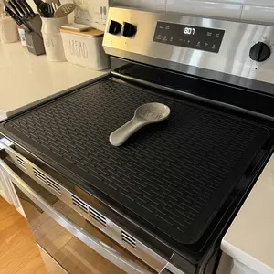 【TIKTOK TOP Seller】Heat Resistant Silicone Stove Cover Mat – Non-Slip Counter Protector, Cruel Summer Collection, Easy-to-Clean Kitchen Accessory for Summer Cooking & Back to School Dorm Use Waterproof Dish Drying funky kitchen supplies