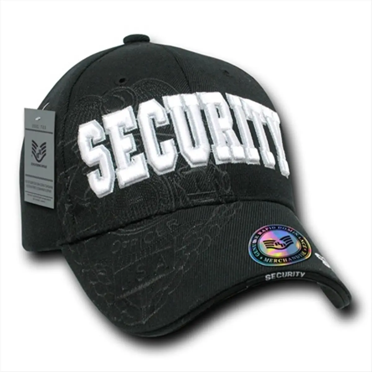 212 MAIN Embroidered Shadow Effect Law Enforcement Cap - Acrylic Fabric Security Hat with Hook&Loop Closure for Law Enforcement Professionals