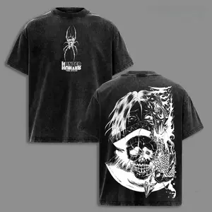 Hot Anime Hunter x Hunter Feitan Portor Clothing Men Women Short Sleeve Tshirts Washed Cotton Tee Retro T-shirt Harajuku T Shirt