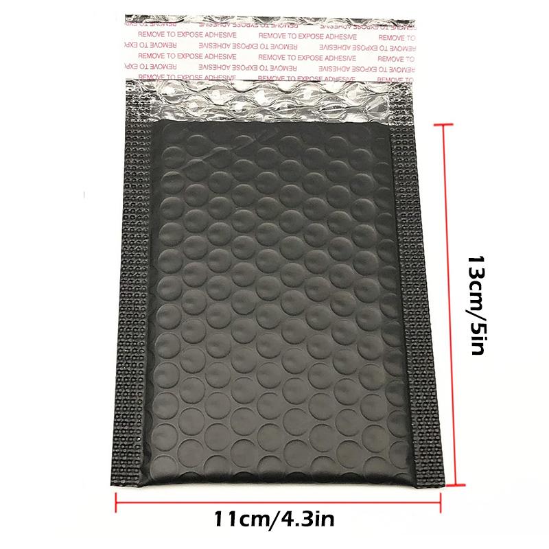 4x5 inch Polyethylene Filled Bubble Mailers, Pack of 25/50 Bubble Mailers, Opaque Self Seal Adhesive Waterproof Bags for Shipping and Packaging #000 Envelopes