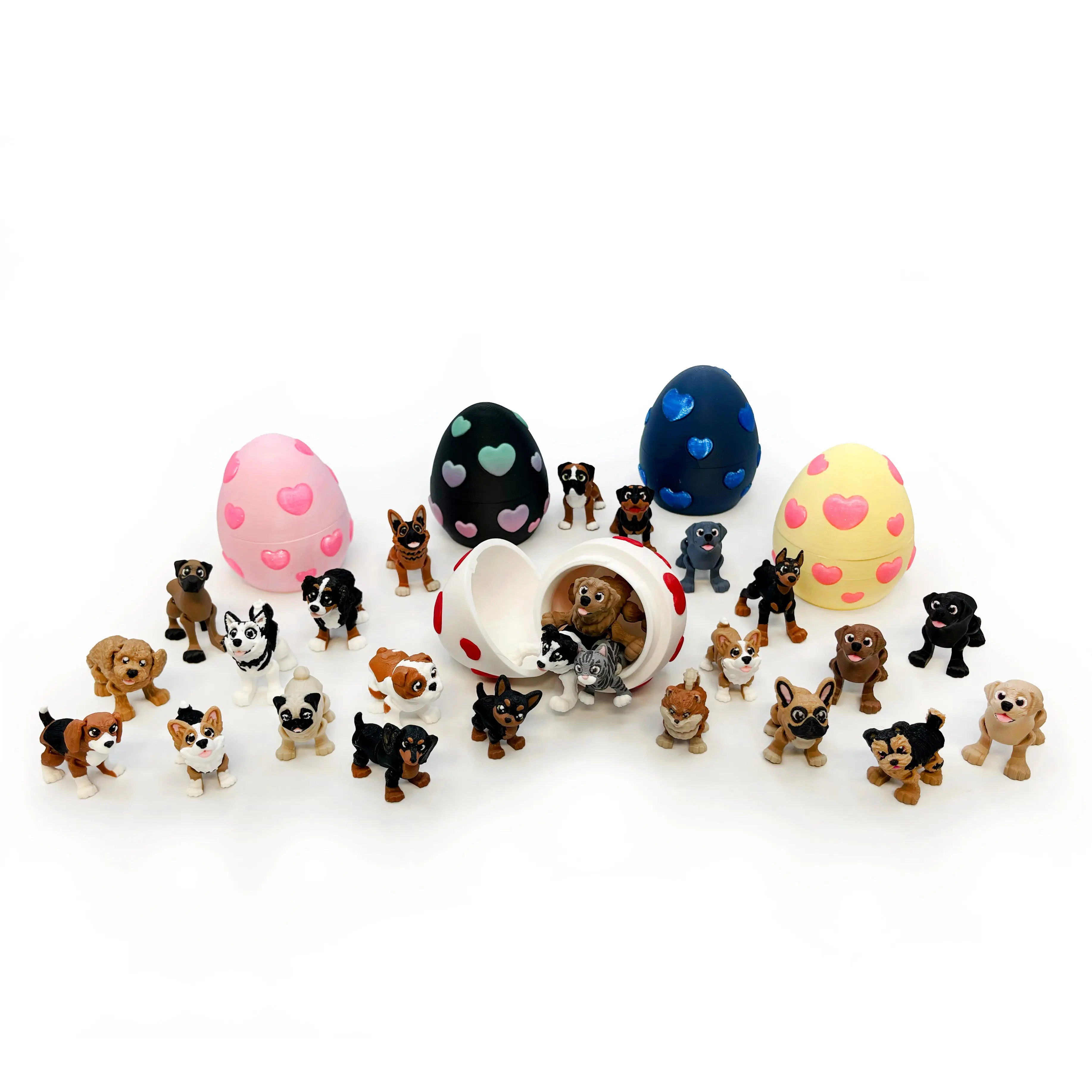 Puppy Love Micro Pack – Hand-Picked 3D Printed Micro Dog Figures | Cute Micro Collectibles