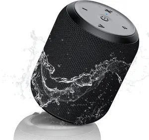 Bluetooth Speakers 15W Portable Speakers Bluetooth Wireless V5.0 with Stereo Sound Active Extra Bass IPX6 Waterproof Shower Speaker Double Pairing for Party Home Theater Game Theater