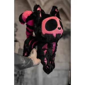 VampireFreaks Skelekitty Plush [Pink Bones Limited Edition]