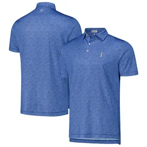 Men's/Women's Multi-Purpose Polo Shirt THE PLAYERS Peter Millar Luck of the Irish Performance Jersey Polo - Navy  Comfortable, Sweat-absorbent, Great Choice for Comfort Suitable for Sports"